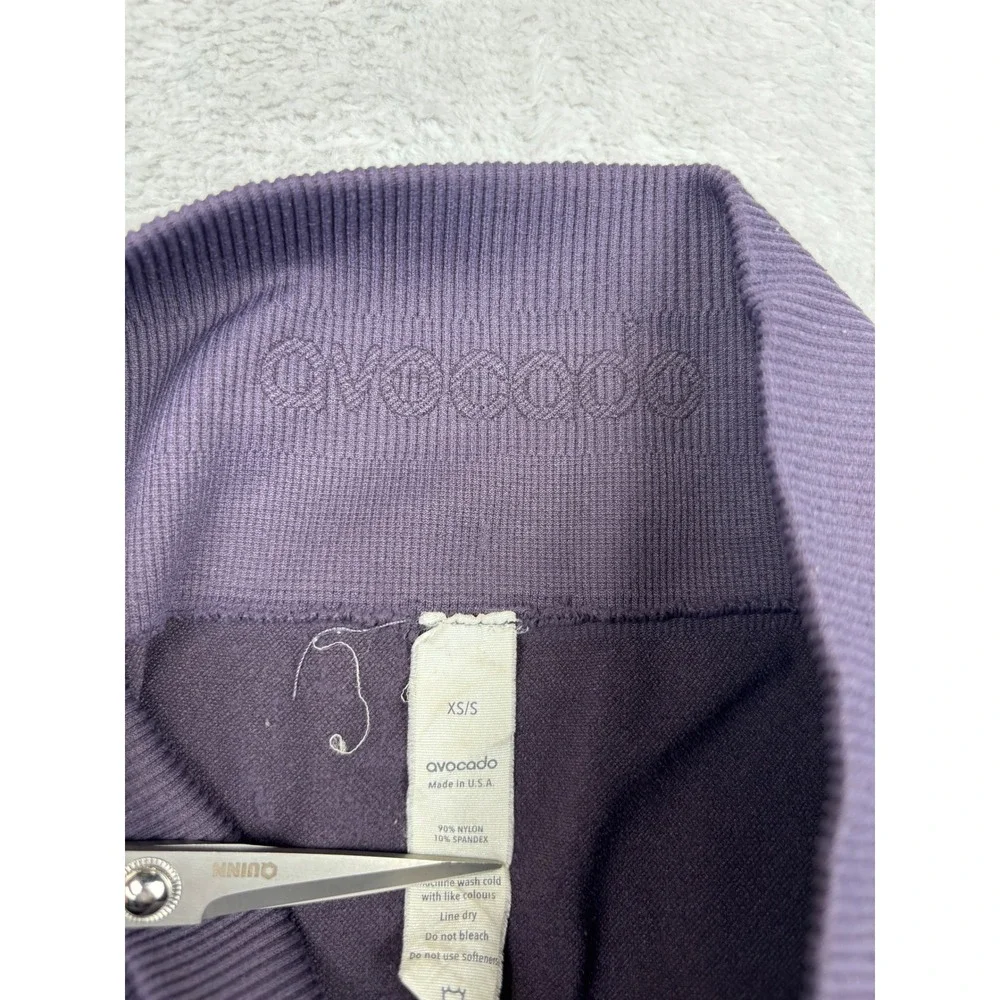 Avocado Seamless High Waisted Leggings Bundle Purple Grey Mens XS/S Yoga Lot 2